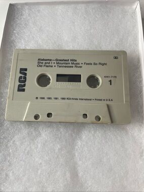 Alabama Greatest Hits 1986 Cassette Tape